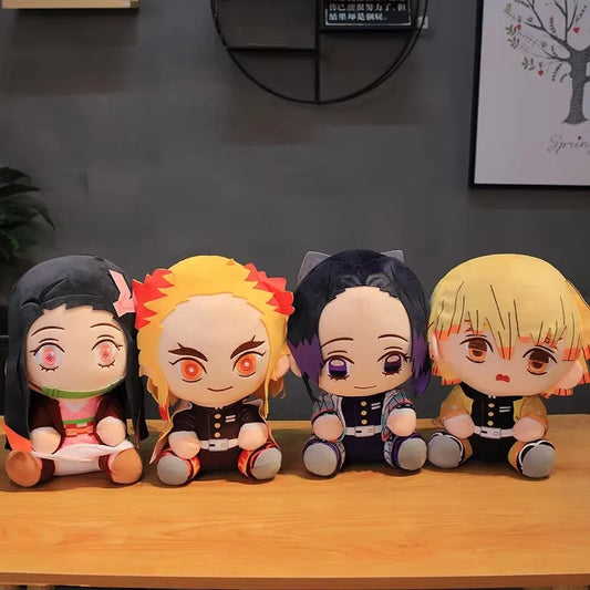 15-25cm Demon Slayer Plush Toys – Kamado Nezuko, Stuffed Pendant Keychains
