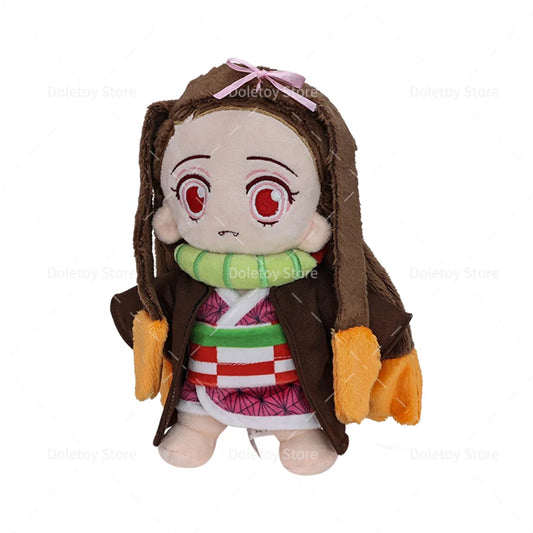 Demon Slayer Plush Nezuko Kamado Cotton Doll – Dress-Up Stuffed Toy for Anime Fans