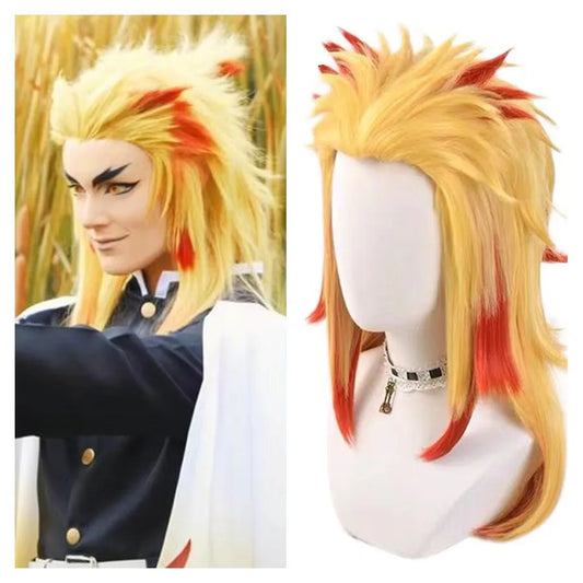 12 Styles Japanese Anime Cosplay Wigs – Nezuko, Agatsuma Zenitsu & More from Demon Slayer