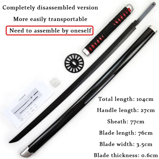 104cm Demon Slayer Nichirin Blade – ABS Disassemble DIY Splicing Version Cosplay Sword (Kyoujurou, Tanjirou & Zenitsu)