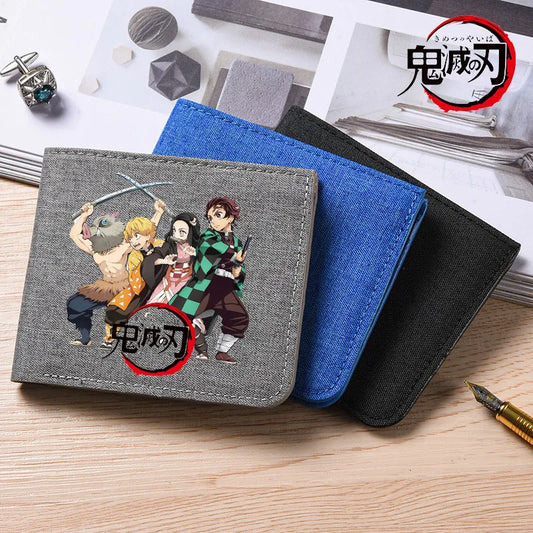 Demon Slayer Wallet – Kimetsu No Yaiba Anime Purse for Men