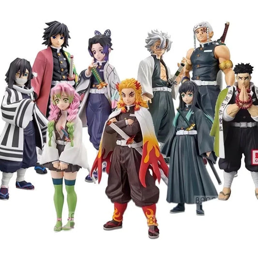 Kimetsu No Yaiba Anime Figures – 17cm Demon Slayer GK Model Action Figures