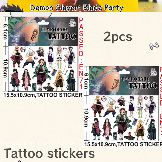 Demon Slayer Birthday Party Decor – Kimetsu No Yaiba Tableware & Supplies