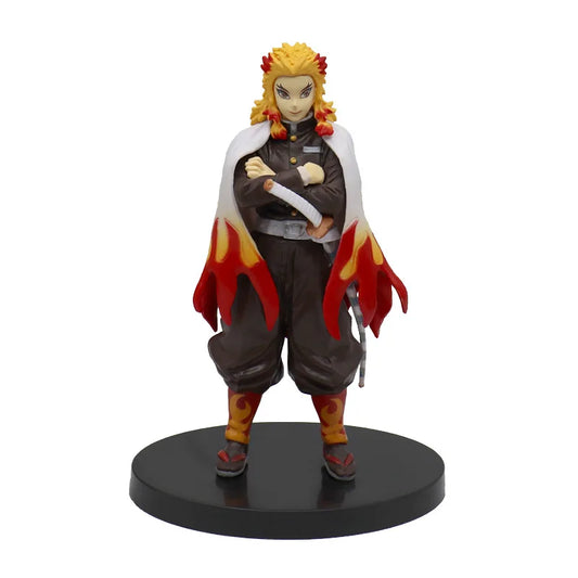 Anime Demon Slayer Action Figures – Tanjirou, Nezuko, Zenitsu, Giyuu & Kochou Collectible Dolls