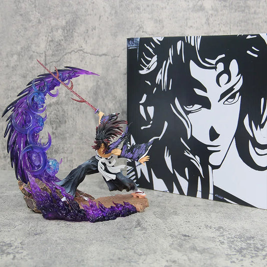 Demon Slayer Kokushibo Action Figure – Battery-Powered Luminescent PVC Model