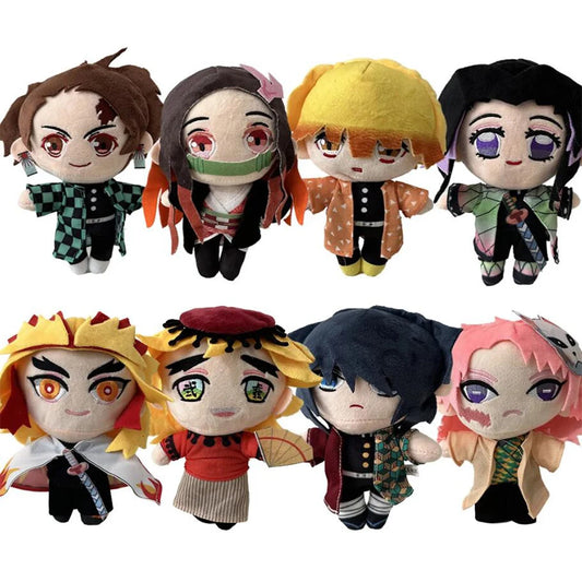 20cm Demon Slayer Plush Toy – Japanese Classic Anime Stuffed Characters