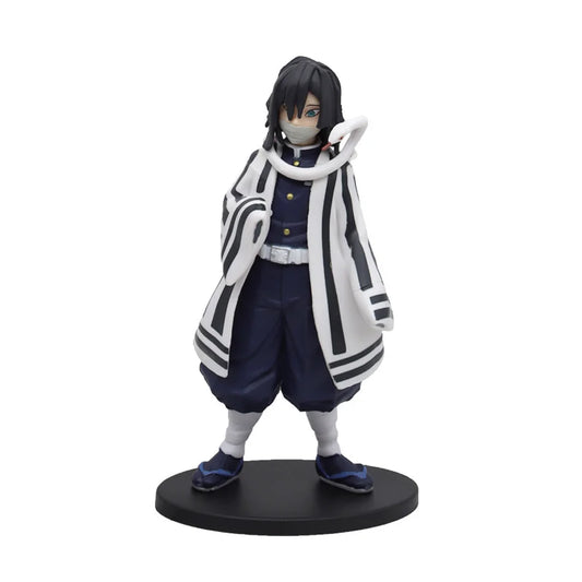 Anime Demon Slayer Action Figures – Tanjirou, Nezuko, Zenitsu, Giyuu & Kochou Collectible Dolls