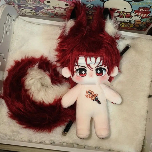 20cm Anime Demon Slayer Cotton Doll – Kawaii Kamado Tanjirou Plush Toy for Girls