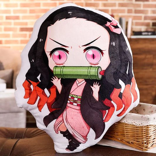 Kamado Tanjirou & Nezuko Plush Stuffed Pillow – Anime Demon Slayer Dakimakura
