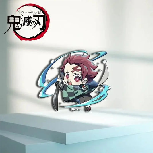 8 Pcs/Set Anime Demon Slayer Brooch Badge – Kimetsu No Yaiba Cartoon Pins Acrylic DIY Decoration