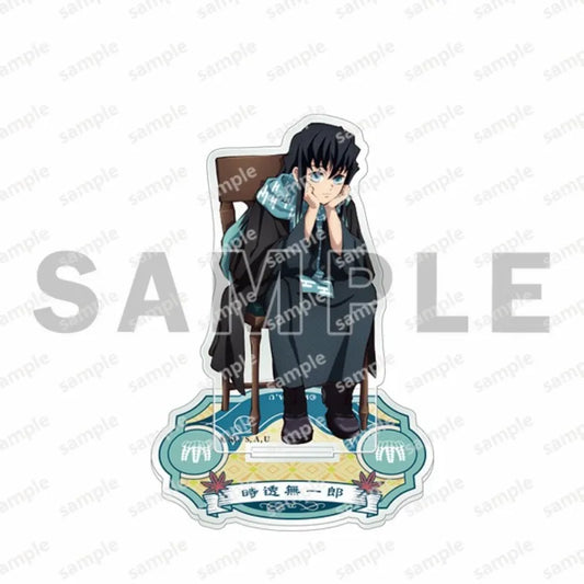 13-15cm Demon Slayer Sit in Rows Acrylic Stand – Collectible Desk Ornaments