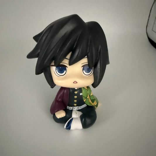 Demon Slayer Q Version Figures – Tomioka Giyu & Muichiro Tokito Anime Model Dolls