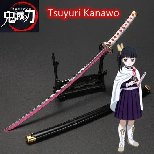 25cm Metal Demon Slayer Katana – Tanjirou Sword Miniature Collectible & Toy