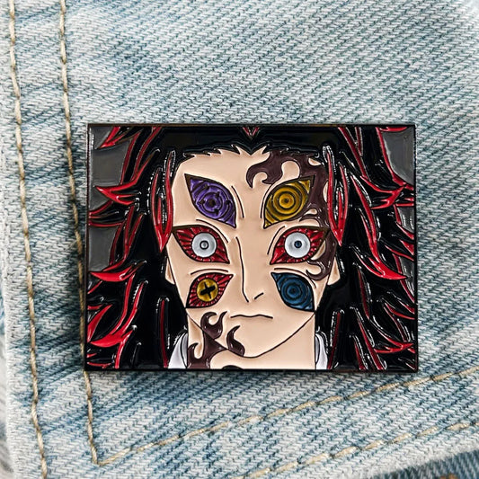 Kokushibo Badge – Anime Kimetsu No Yaiba Character Lapel Pin
