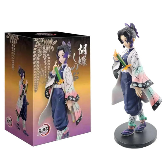 Anime Demon Slayer Kimetsu no Yaiba Figures – Kamado Tanjirou, Agatsuma Zenitsu & Nezuko Warrior PVC Models