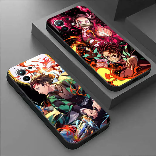 Demon Slayer Anime Phone Case – For Xiaomi 14T, 13T, 12T, 11T, 10T, 14 Pro, 11 Lite & POCO X3, X4, X5, X6, M5, F5, F6 Pro