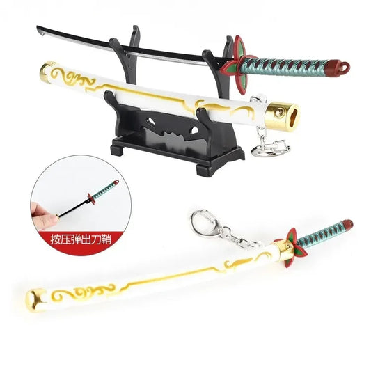 Demon Slayer Sword Keychain – Nichirin Blade Kamado Tanjirou 22cm Samurai Sword