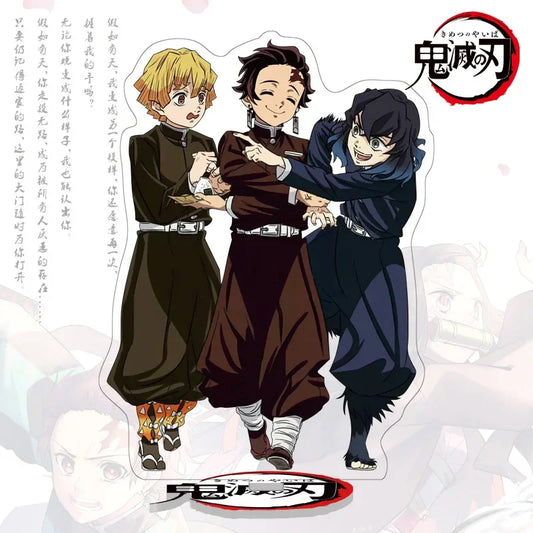 Anime Demon Slayer Acrylic Stand – Kimetsu no Yaiba Miniature Figurines & Decor