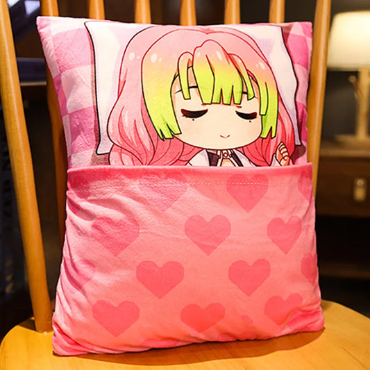Demon Slayer Anime Pillow Quilt – Cartoon Figure Manga Doll Cushion