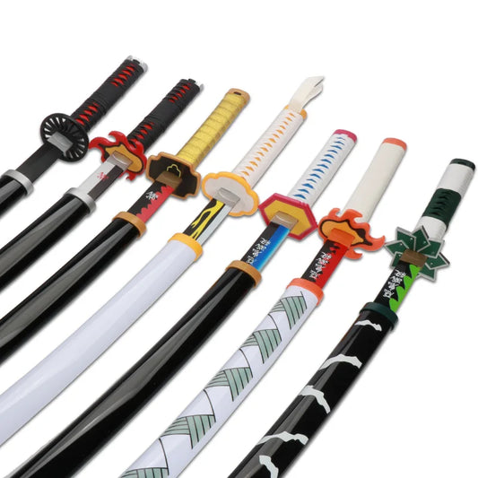 Kimetsu no Yaiba Original Anime Katana Cosplay Weapons – Zenitsu, Kyoujurou & Tanjiro Swords