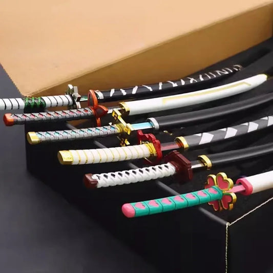 25cm Metal Demon Slayer Katana – Tanjiro Mini Sword Model