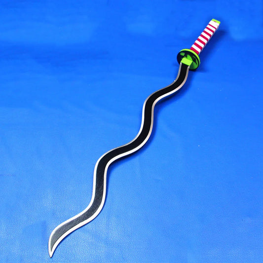 104cm Demon Slayer Katana Blade – Iguro Obanai Sword Cosplay Prop