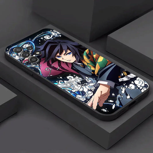 Demon Slayer Tanjiro Anime Case – For Samsung Galaxy A15, A25, A24, A23, A22, A21S, A20S, A13, A05S, A04, A03, A02, A14 Cover | Kimetsu No Yaiba