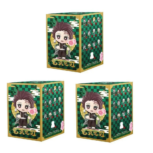 Demon Slayer Tanjiro Kamado & Nezuko Anime Cartoon Figure Blind Box – Creative Personalized Statue Model Ornament Surprise Gift Box