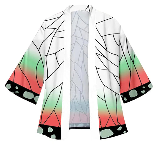 Anime Tanjirou Kamado Cosplay Kimonos – Japanese Haori Robes for Men & Women