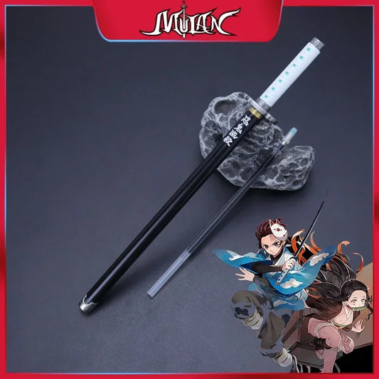 7.5-Inch Demon Slayer Nichirin Blade Pen – Tanjiro & Rengoku Mini Sword Model
