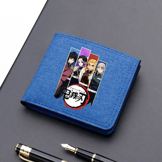 Demon Slayer Wallet – Kimetsu No Yaiba Anime Purse for Men