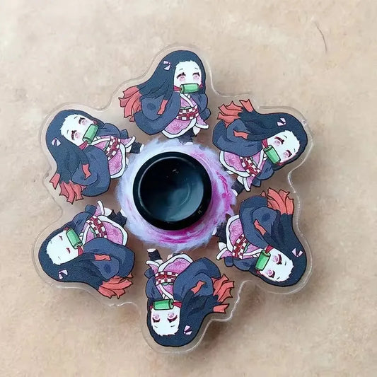 Demon Slayer Anime Action Figure Anti-Stress Fidget Toy – Kimetsu No Yaiba Finger Gyro