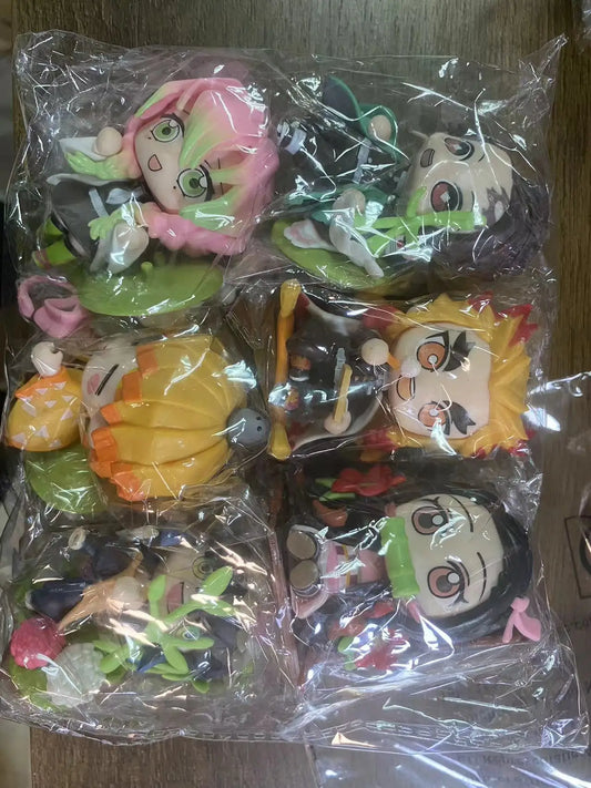 Demon Slayer Tanjiro Kamado & Nezuko Blind Box Figures – Creative Personalized Anime Statues