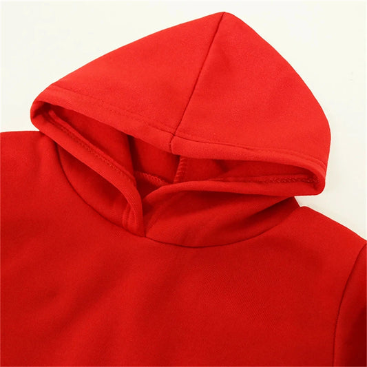 Anime Demon Slayer Ninja Hooded Sweatshirt & Pants Set – Autumn/Winter Outerwear for Kids
