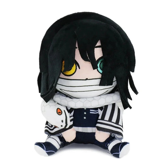 Anime Demon Slayer Plush Toys – 20cm Cartoon Figures of Kyoumei Iguro, Obanai, Sanemi & Uzui Tengen