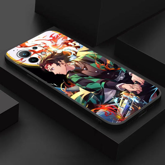 Demon Slayer Anime Phone Case – For Xiaomi 14T, 13T, 12T, 11T, 10T, 14 Pro, 11 Lite & POCO X3, X4, X5, X6, M5, F5, F6 Pro