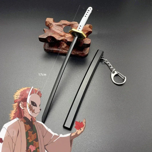 17cm Demon Slayer Mini Katana – Metal Sword Replica from Kimetsu no Yaiba