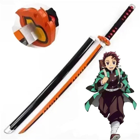 72cm Demon Slayer Katana – Tanjirou Nichirin Blade Cosplay Prop Sword